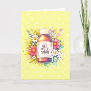 Yellow Get Better Soon Card