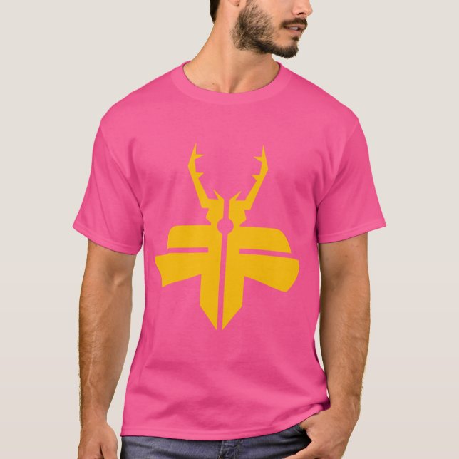 Yellow Ghost Moth Beetle T-Shirt (Front)
