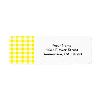Yellow Gingham