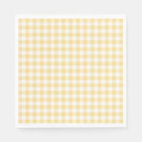 Yellow Gingham Coquette Bow Party Dessert