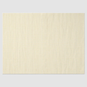 Yellow Gingham Tissue Paper
