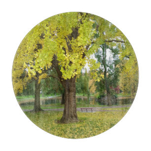 Yellow Gingko Tree Cutting Board