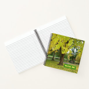 Yellow Gingko Tree Notebook