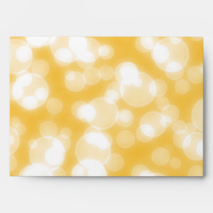 Yellow Glitter Confetti Faux Foil Envelopes