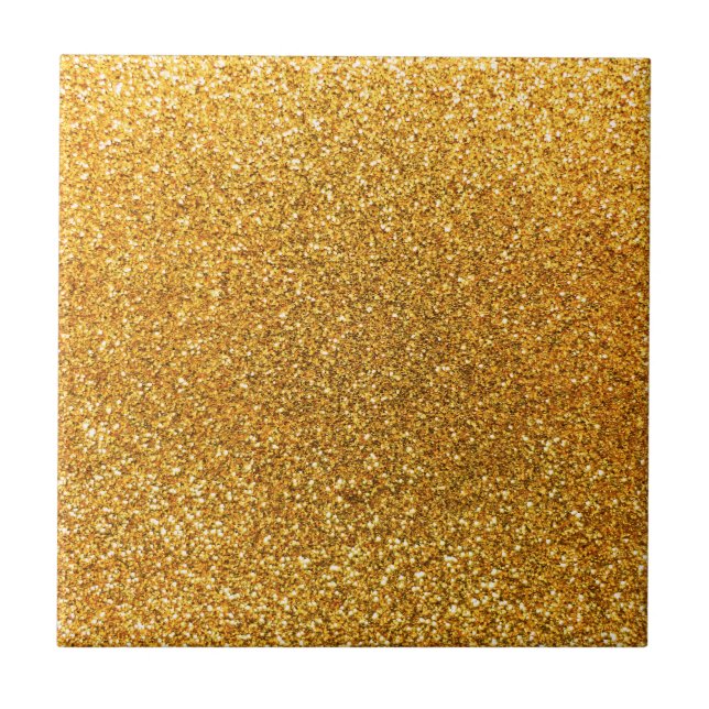 Yellow glitter tile (Front)