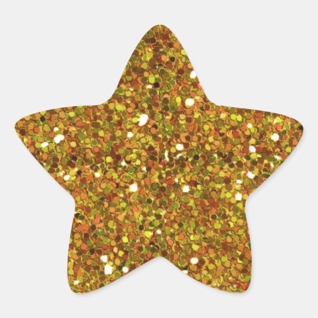 Yellow Glitters Stickers (Front)