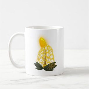 Yellow Glowing Mushroom Coffee Mug