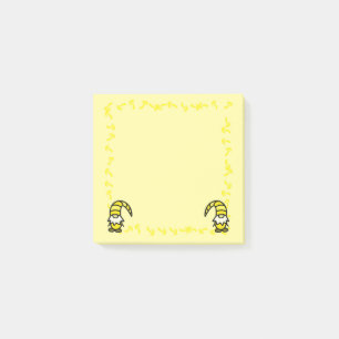 Yellow Gnome Post it Notes