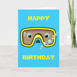 Yellow Goggles Card