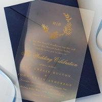 Yellow Gold Classic Floral Wreath Monogram Wedding