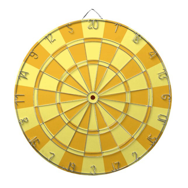 Yellow Gold Dartboard (Front)