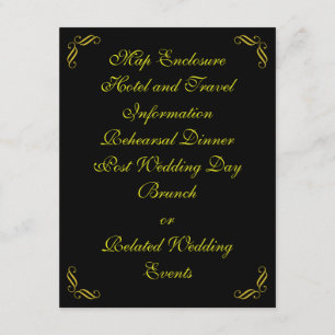 Yellow Gold Fairy Tale Enclosure Card