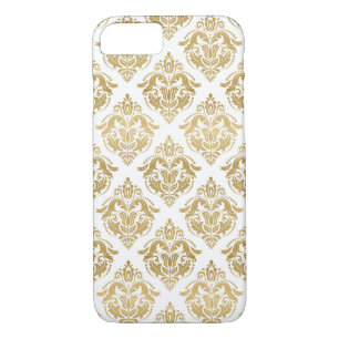 Yellow Gold Floral Damasks Geometric Pattern Case-Mate iPhone Case