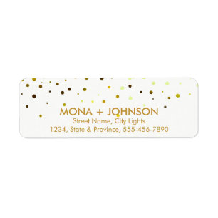 Yellow Gold Glitter Sparkle Confetti Dots Modern