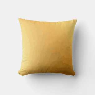 Yellow Gold Gradient – Modern Metallic Home Decor Cushion