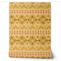 Yellow Gold Patterns Wallpaper