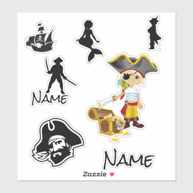 Yellow Gold Pirate Boy (Sheet)