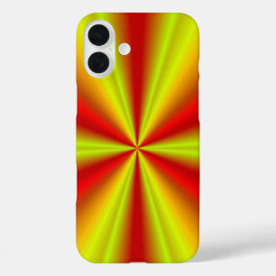 Yellow Gold Red Rainbow iPhone 16 Plus Case