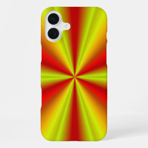 Yellow Gold Red Rainbow iPhone 16 Plus Case