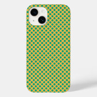 Yellow Gold with Emerald Green Polka Dots STaylor