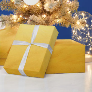 Yellow Gold Wrapping Paper