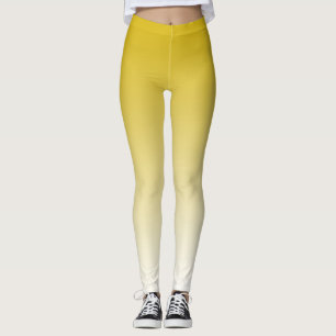 Yellow Gradient Custom Leggings
