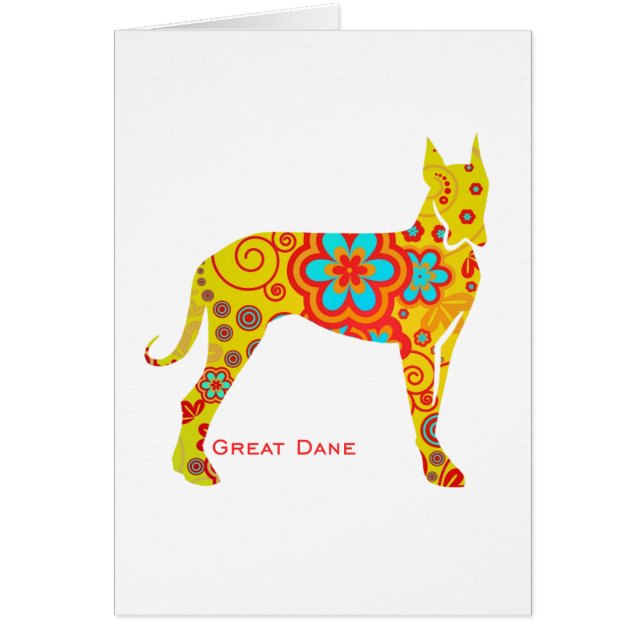 Yellow Great Dane (Front)