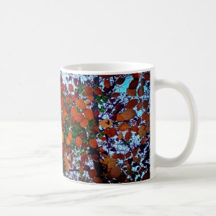Yellow, green and brown leaves coffee mug