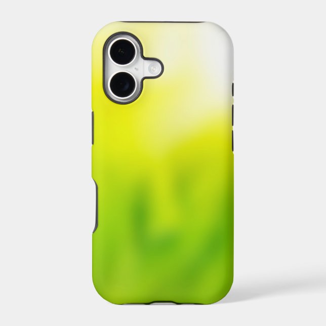 Yellow Green Blur Abstract (Back)