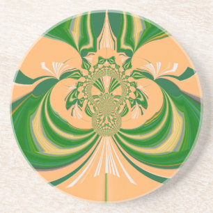 Yellow Green Design. Coaster
