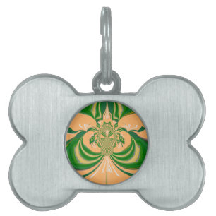 Yellow Green Design. Pet Tag