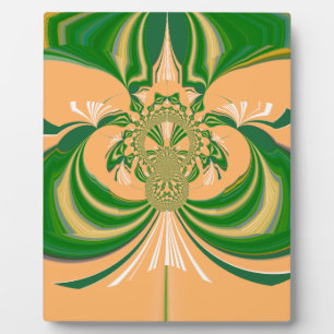 Yellow Green Design. Plaque