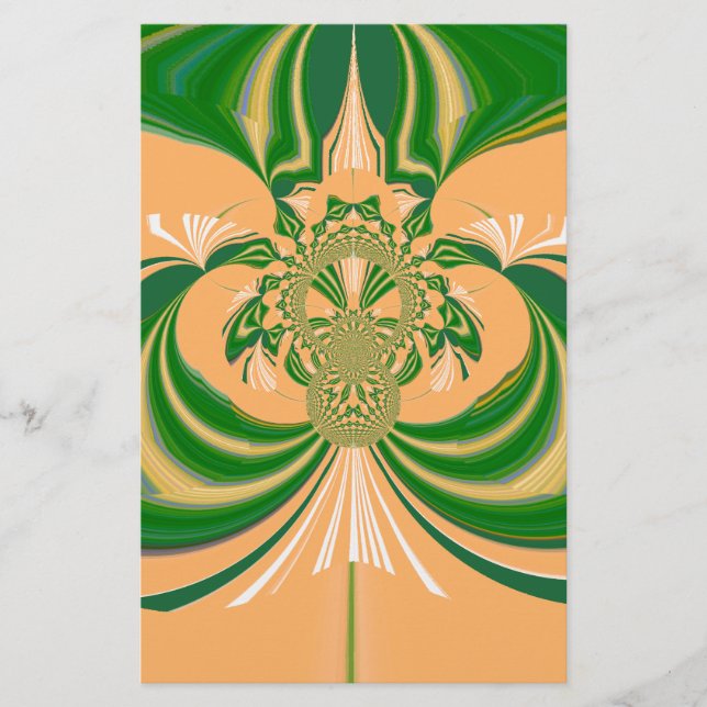 Yellow Green Design. Stationery (Front)