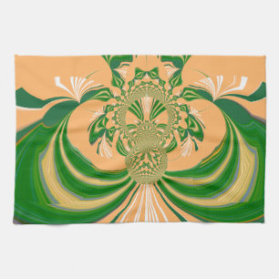 Yellow Green Design. Tea Towel