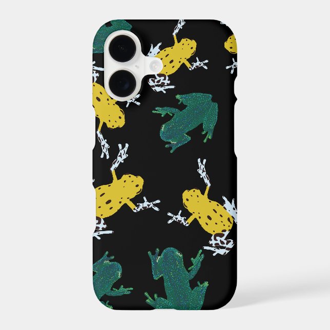 Yellow Green Frogs Pattern (Back)