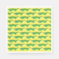 Yellow Green Gator Alligator Crocodile Croc Animal