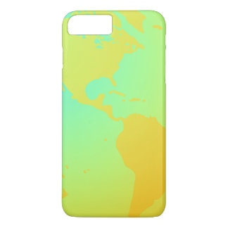 Yellow Green Gold Neon Globe Case-Mate iPhone Case