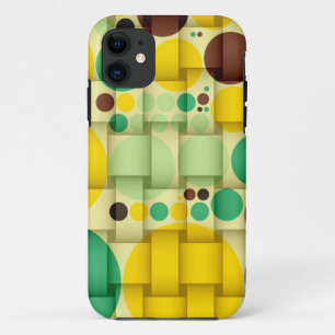 Yellow, green polka dots seamless texture 2 Case-Mate iPhone case