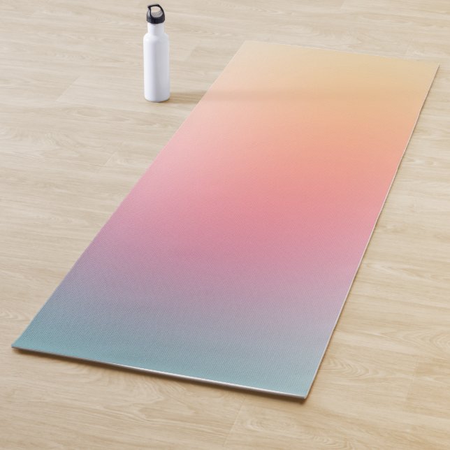 Yellow Green Red Pink Blue Purple Template Yoga Mat (In Situ)