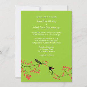 Yellow Green Spring Theme Weddings Template