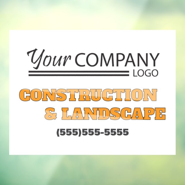 Yellow, Grey Advertisement with Logo (Sheet 3)