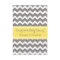 Yellow Grey Chevron Baby Shower Note to Baby