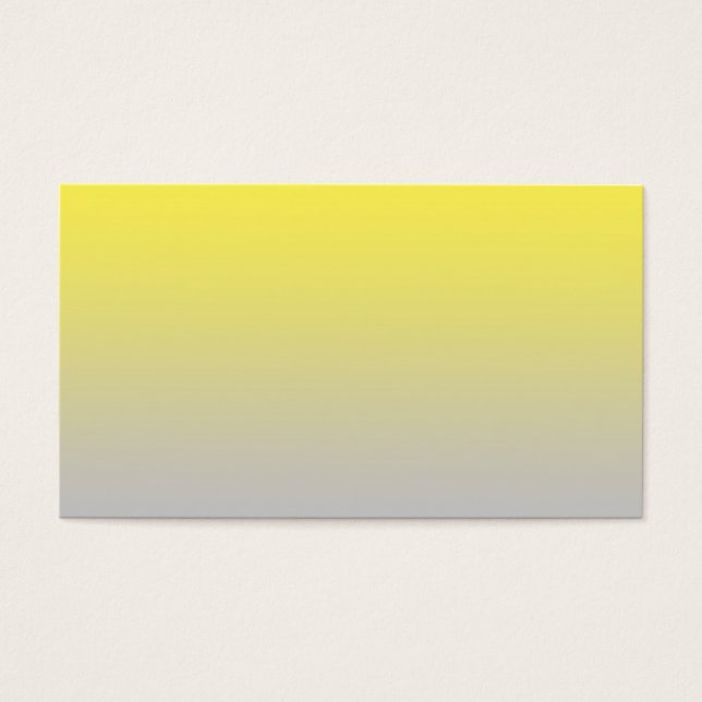 Yellow & Grey Ombre (Front)