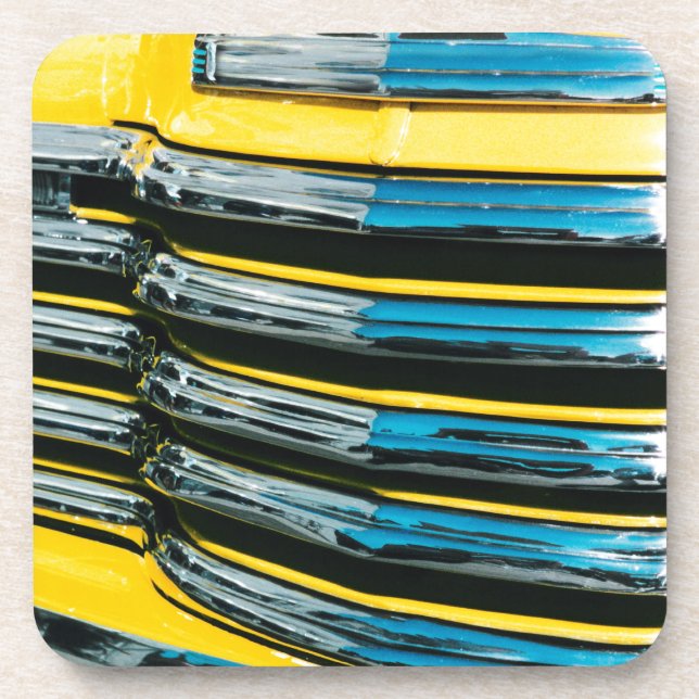Yellow Grill Coaster (Front)