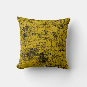 Yellow Grunge Cushion