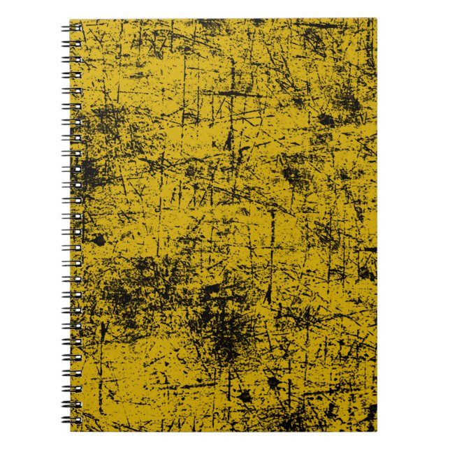Yellow Grunge Notebook (Front)