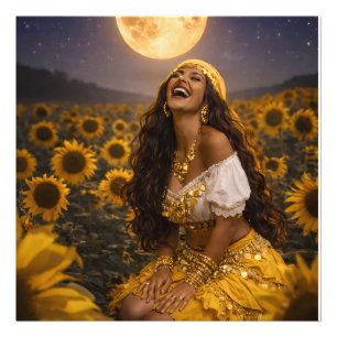 yellow gypsy photo print
