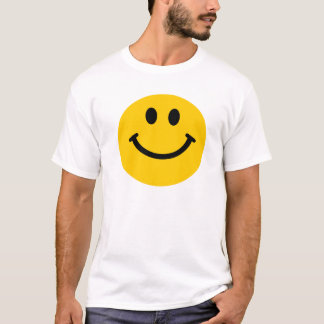 Yellow happy face t-shirt