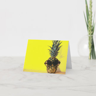 Yellow Happy Holidays Card