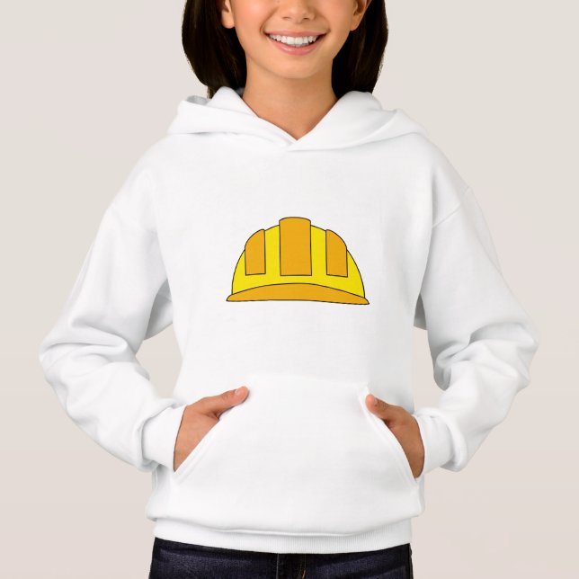 Yellow Hard Hat Cartoon (Front)